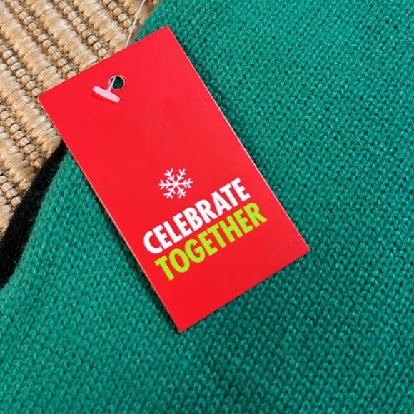 Celebrating Together Christmas Sweater Cow With Sunglasses and cup Holder - Picture 7 of 15